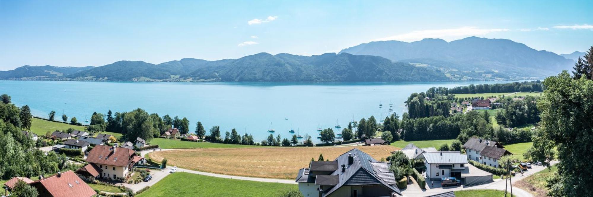 Hotel Schoenberger Nussdorf am Attersee Bagian luar foto