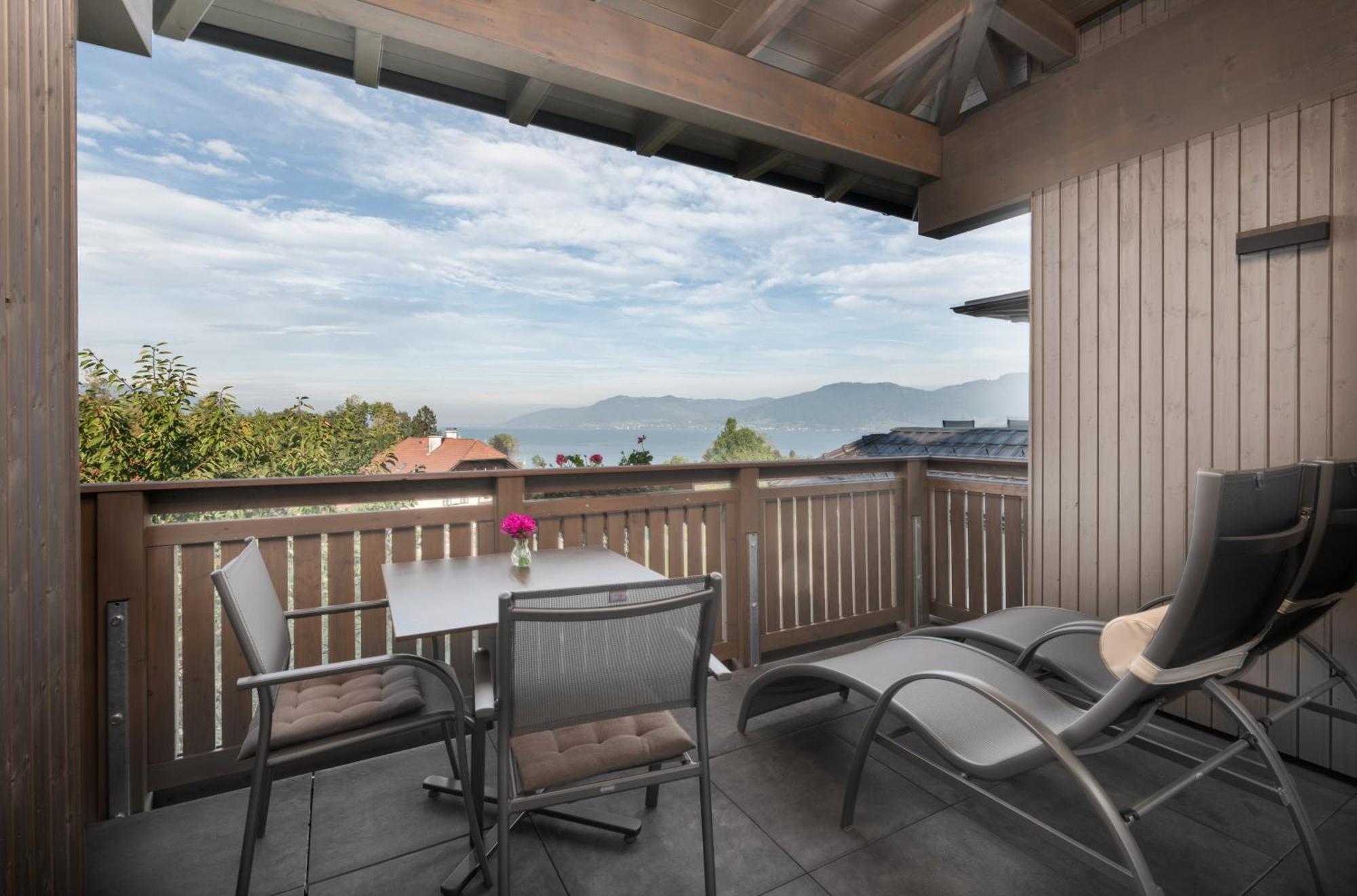 Hotel Schoenberger Nussdorf am Attersee Bagian luar foto